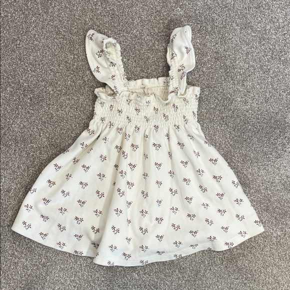 Rylee + Cru Floral Smocked Dress with Ruffle Straps - Picture 2 of 6